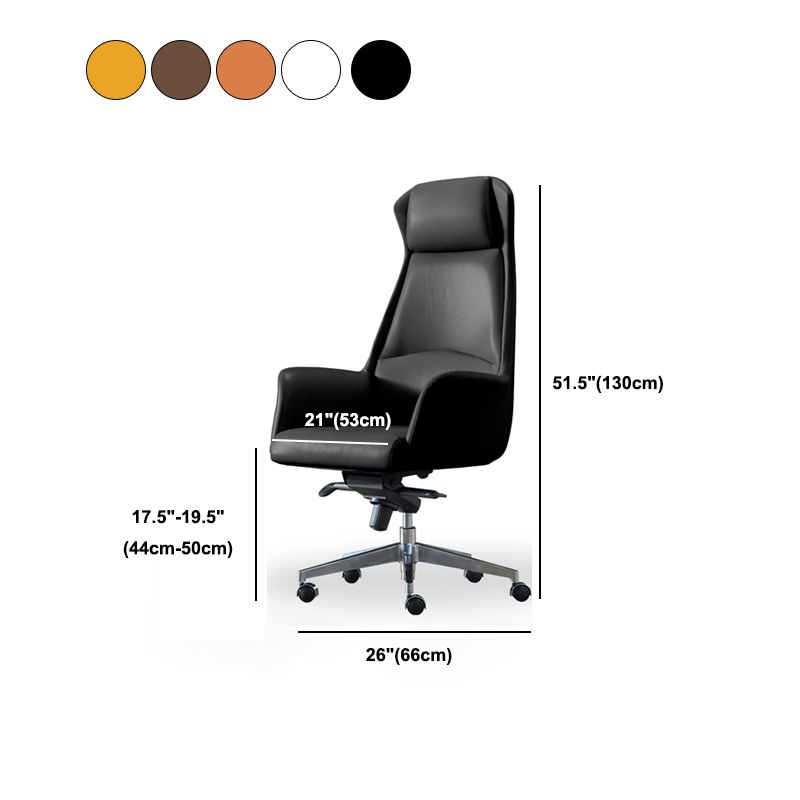 Ergonomic Executive Task Chair Contemporary Padded Arms Office Chair