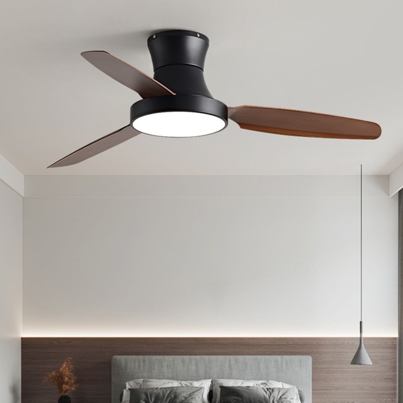 Contemporary Ceiling Fan Lighting with Metal for Dining Room