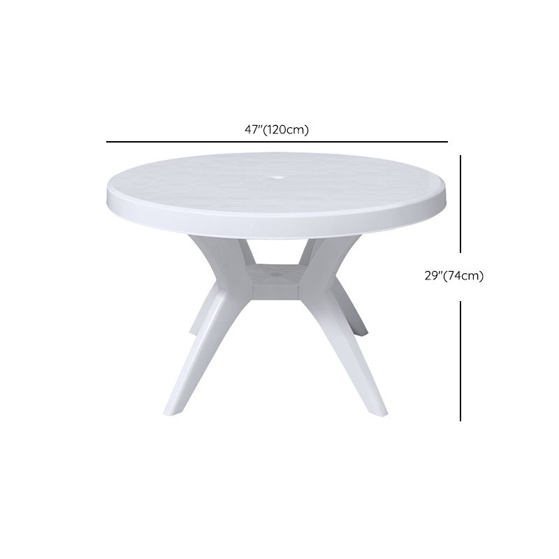 Plastic Contemporary Dining Table White Plastic Dining Table