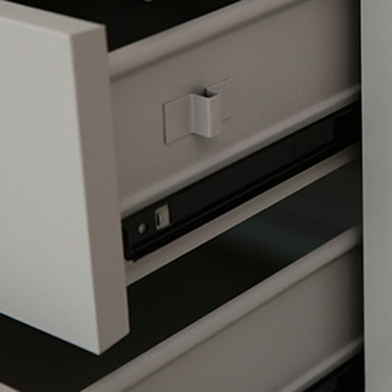 Modern Vertical Cabinet Metal Filing Cabinet with Lock and Storage