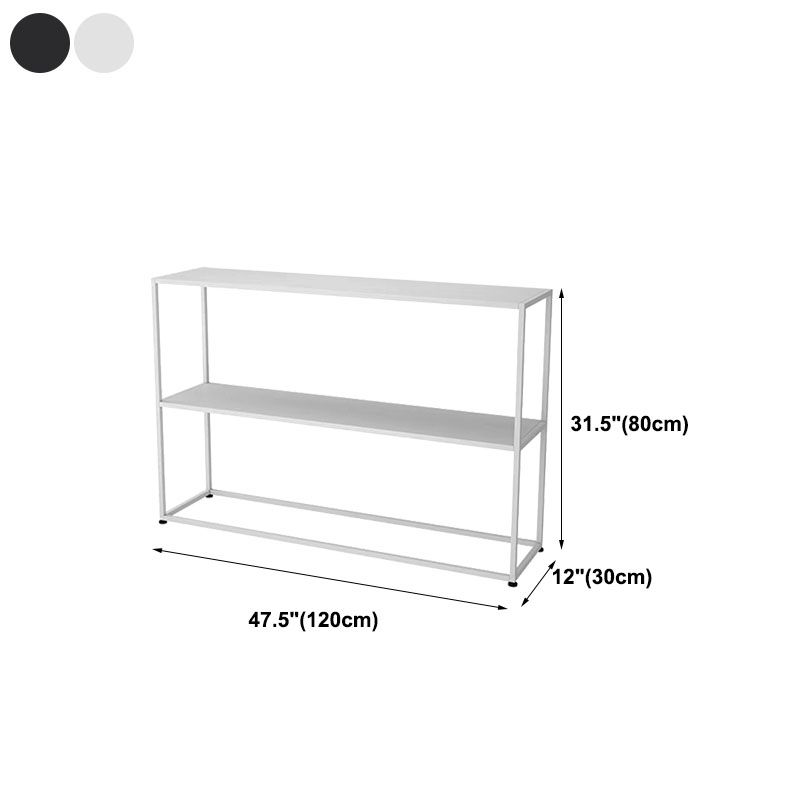 Modern Style Bookcase Metal Etagere Bookshelf for Home Office