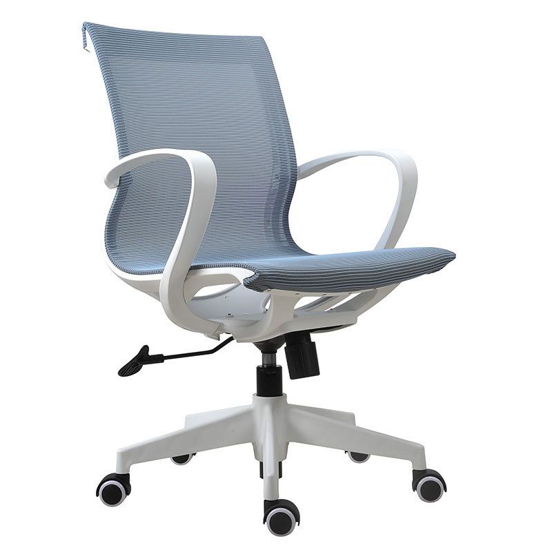 Contemporary Arm Chair Fixed Arms Adjustable Seat Height Conference Chair