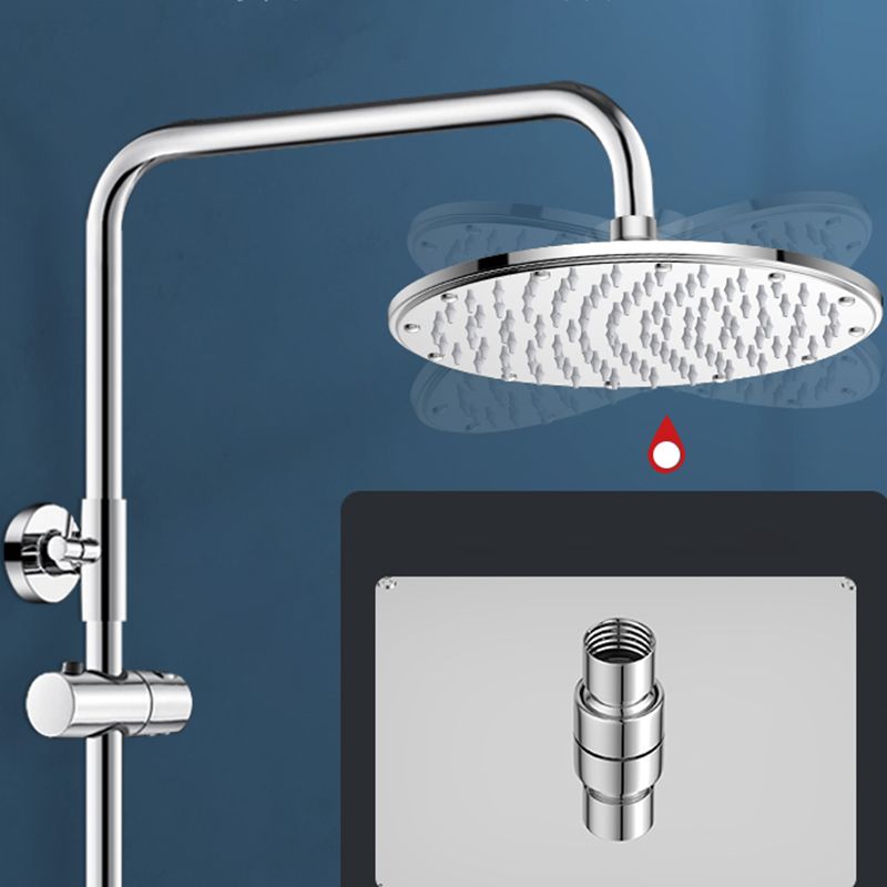 Fixed Square Shower Head Standard Spray Pattern Large Shower Head