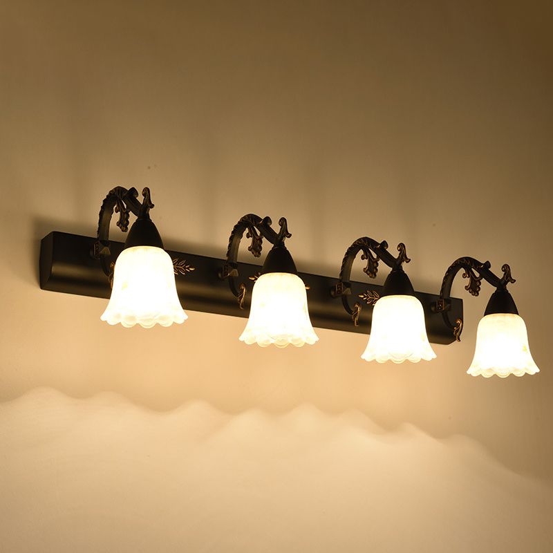 American Style Bell Shape Vanity SCONCE LICHTEN Glazen wand gemonteerde ijdelheid lichten