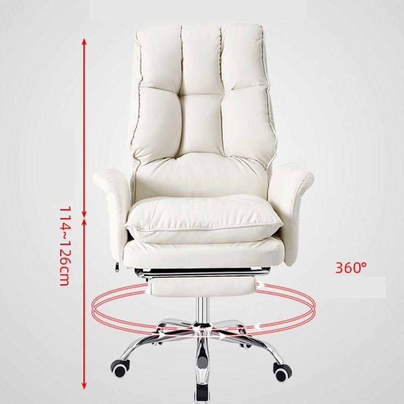 Modern Computer Ergonomic Upholstered Chair Height-adjustable Office Chair for Office