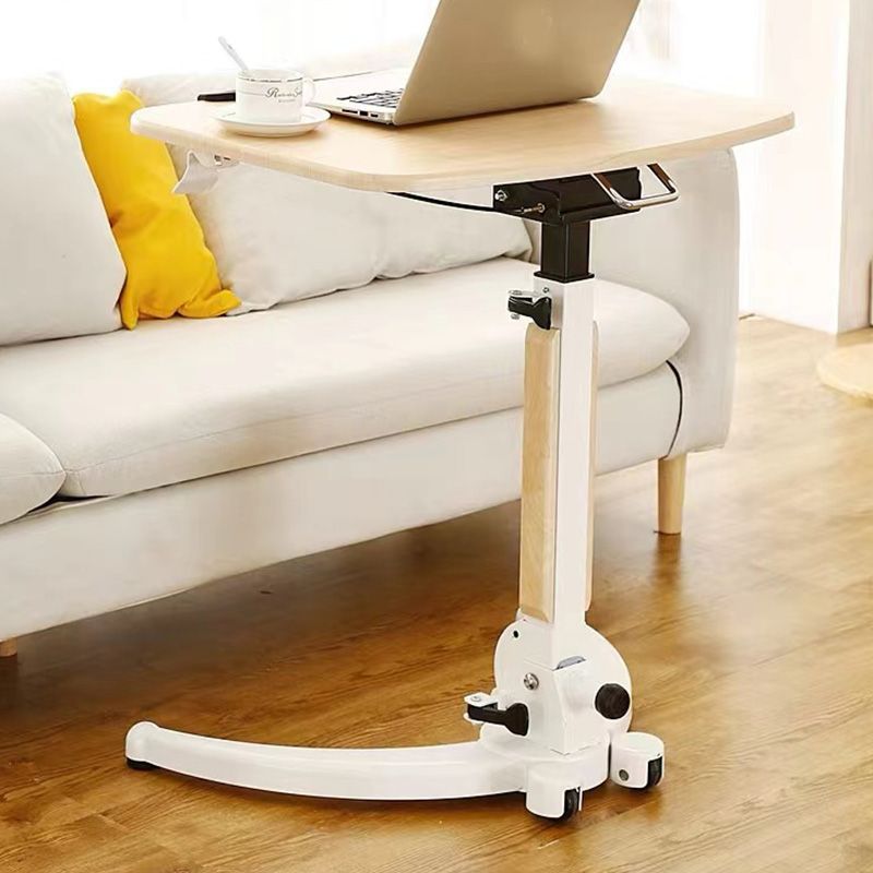 Adjustable Desk Kids Desk with Casters Bedroom Wood and Metal Child Desk