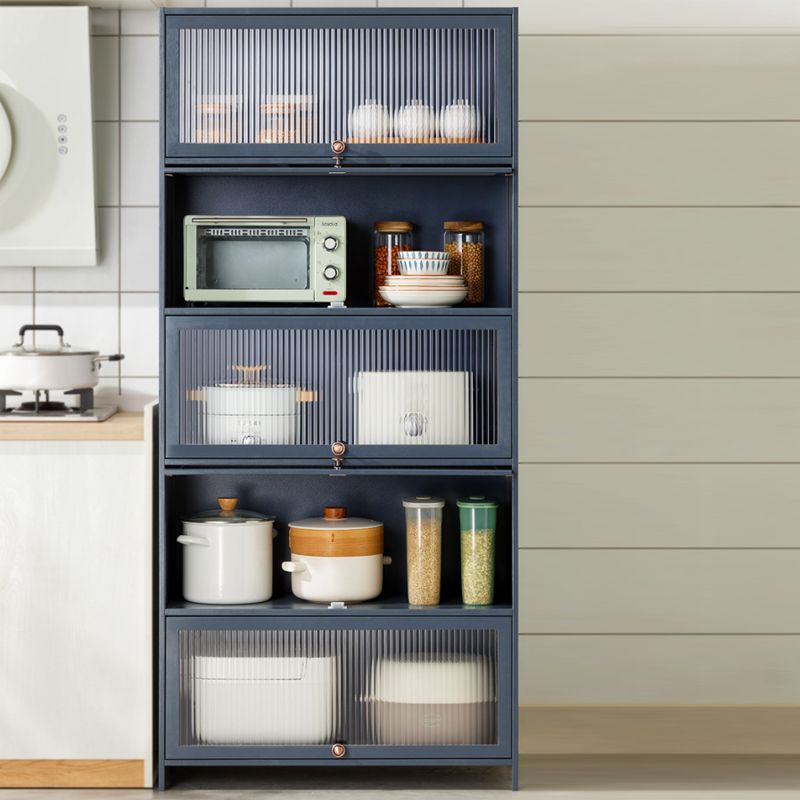 Contemporary Sideboard Table Bamboo Sideboard with Doors for Kitchen