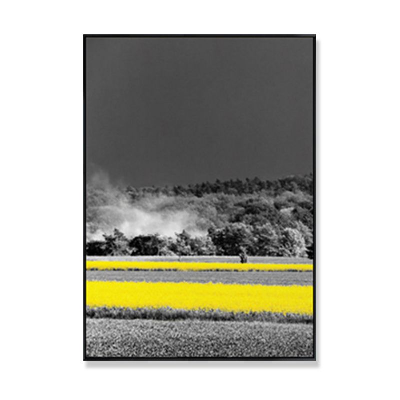 Yellow Forest Canvas Prints Decorative Countryside for Living Room Wall Art Decor