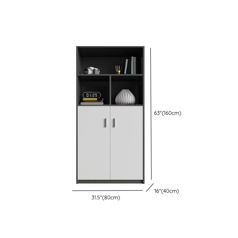 Contemporary Vertical File Cabinet Wood Filing Cabinet for Home Office