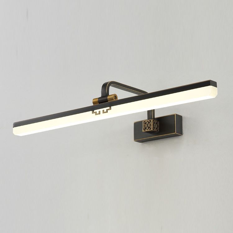 Lineaire vorm Wandverlichting in moderne stijl metalen 1-licht SCONCE-lamp voor badkamer