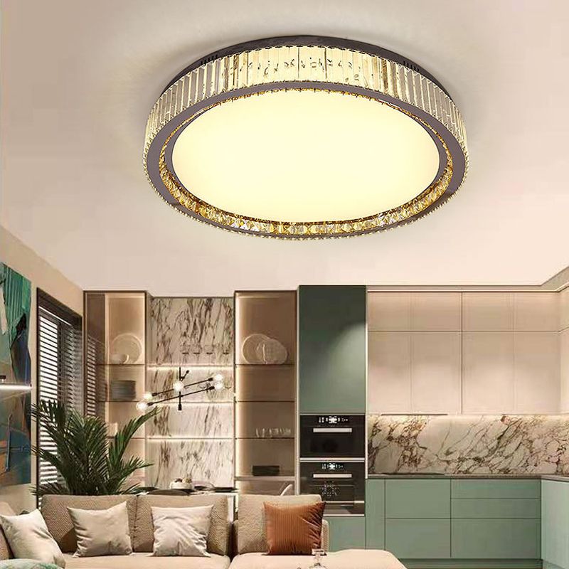 Flush Mount Ceiling Light Modern Ceiling Mounted Fixture for Living Room