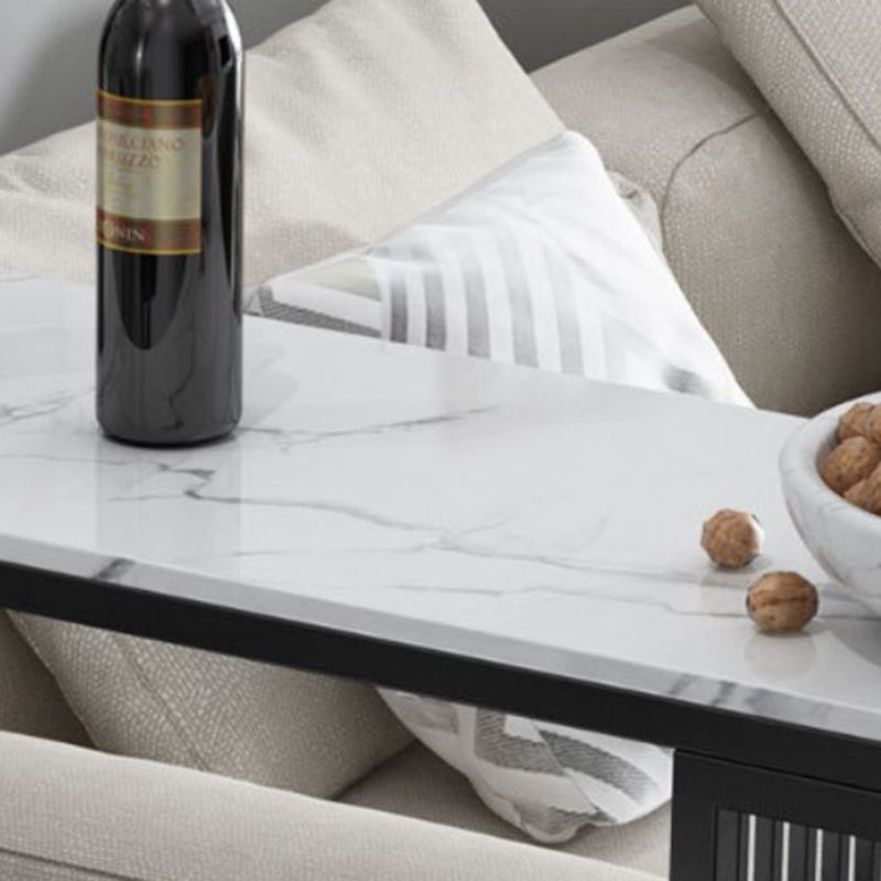 Contemporary Bar Table 42-inch Height Artificial Marble Top Bar Table