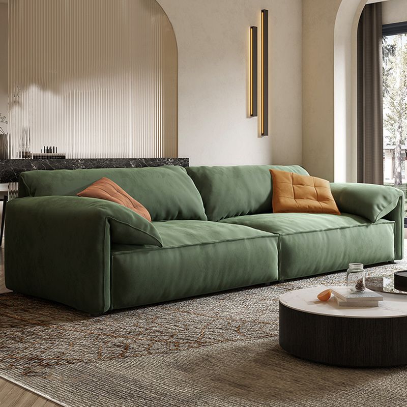 Down Fill Cushions Living Room Standard Green Contemporary Seating