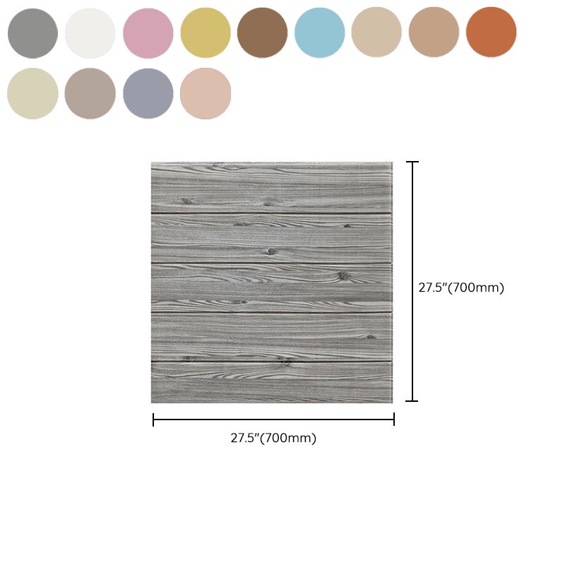 Faux Wood Wall Ceiling Living Room Shiplap Waterproof Peel and Press Wall Panel