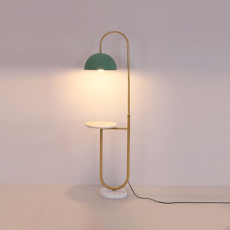 Moderne Metallboden Leselampe 1-Licht-Bodenlicht für Schlafzimmer