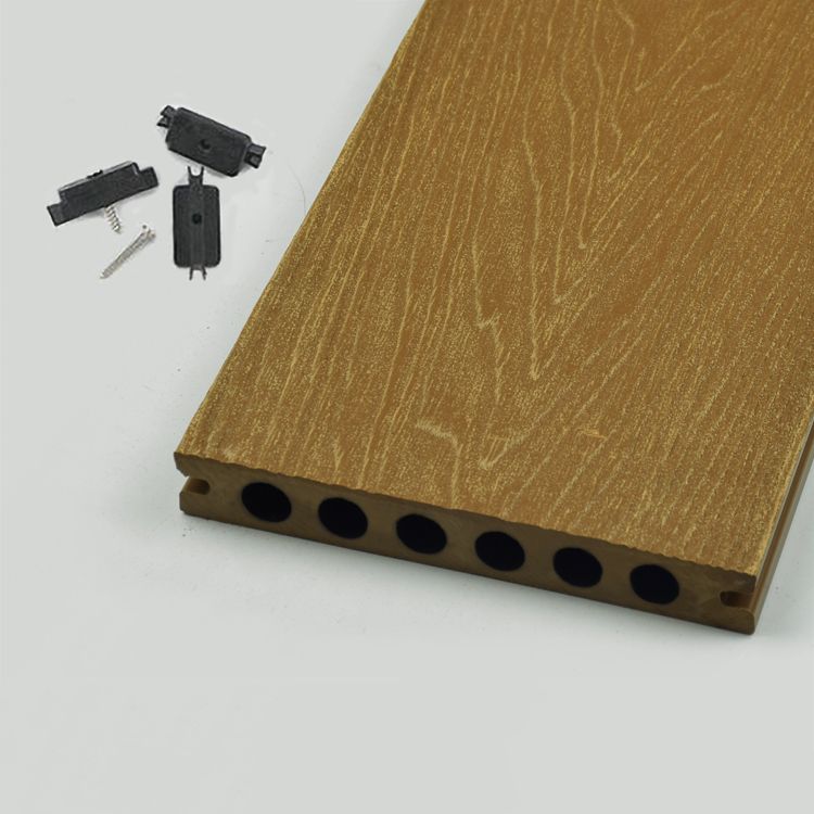 Outdoor Deck Plank Waterproof Slip Resistant Embossed Snapping Floor Board