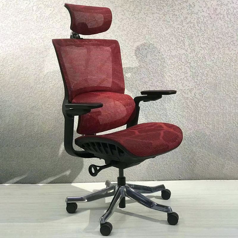 Modern Arms Included Executive Chair Height-adjustable Managers Chair for Office