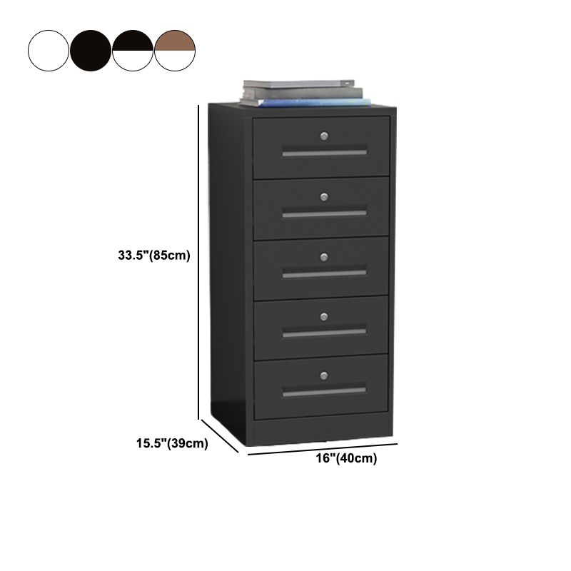 Steel Filing Cabinet Vertical File Cabinet with Lock and Storage