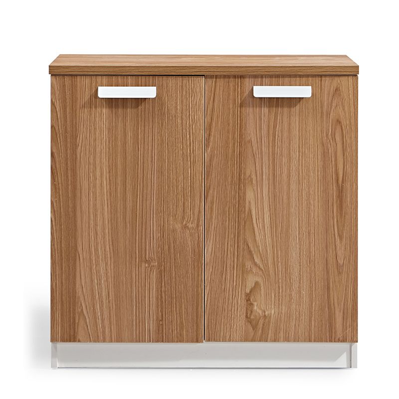 Contemporary File Cabinets Solid Wood Frame Vertical File Cabinet with Key Lock