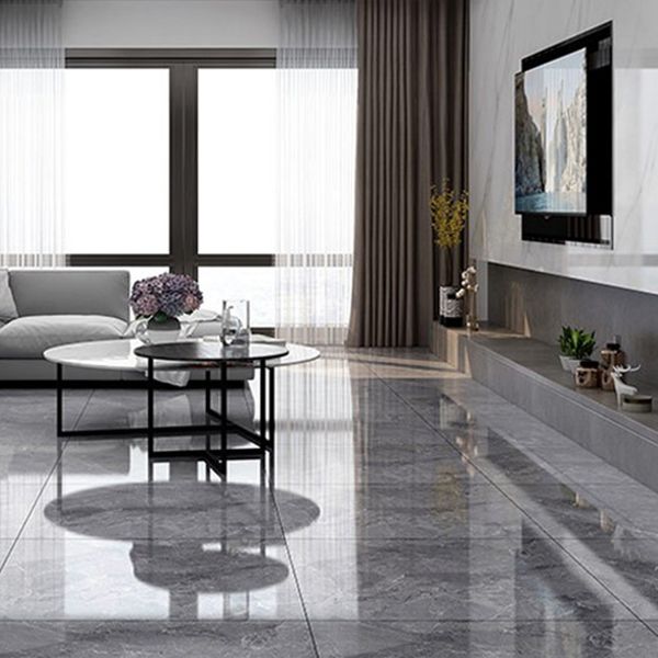 Wall & Floor Tile Marble Print Living Room Porcelain Square Indoor Floor Tile