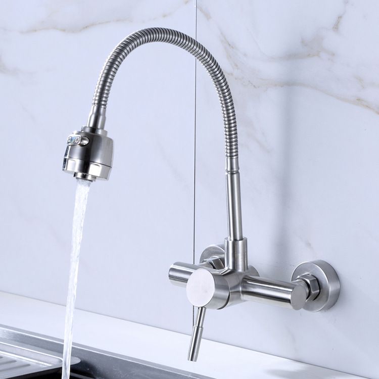 Modern Faucet 1-Handle 2-Hole  Single Level Low Profile Pot Filler Faucet