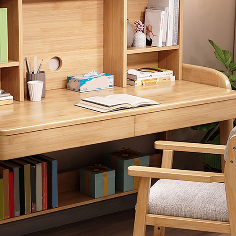 Modern Solid Wood Bedroom Writing Desk Adjustable Office Desk