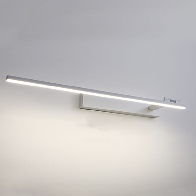 Metal lineal de la pared iluminación de la pared moderno espejo 1 lámpara de luz de pared ligera