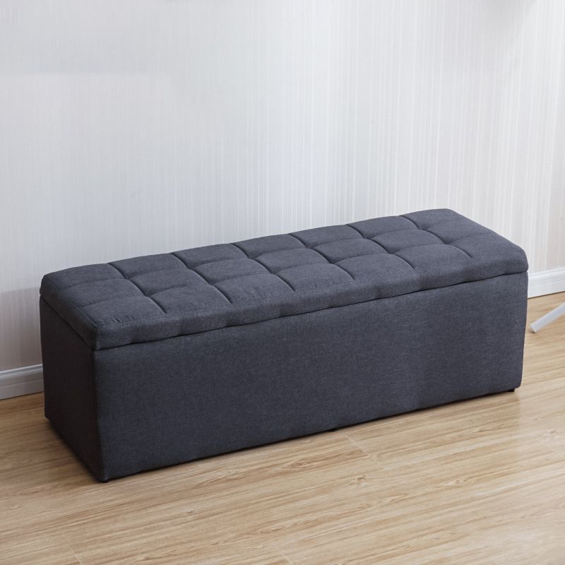 Modern Upholstered Entryway Bench 15.7" W Cushioned Ottoman Bench