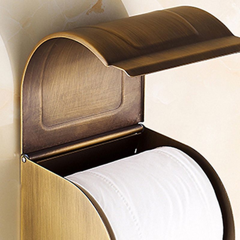 Traditional Bathroom Accessory Kit Gold Paper Holder Bathroom Set