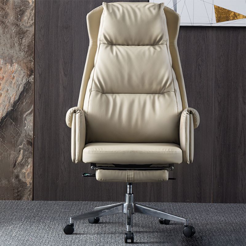 Contemporary Leather Executive Chair Swivel Managers Chair for Office