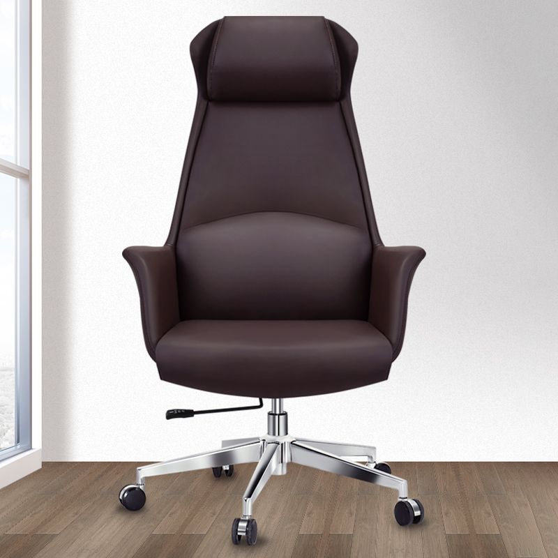 Modern Leather Executive Chair Ergonomic High Back Office Chair