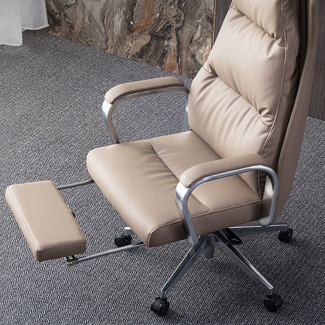 Contemporary Computer Chair Swivel High Back Adjustable Seat Height Executive Chair