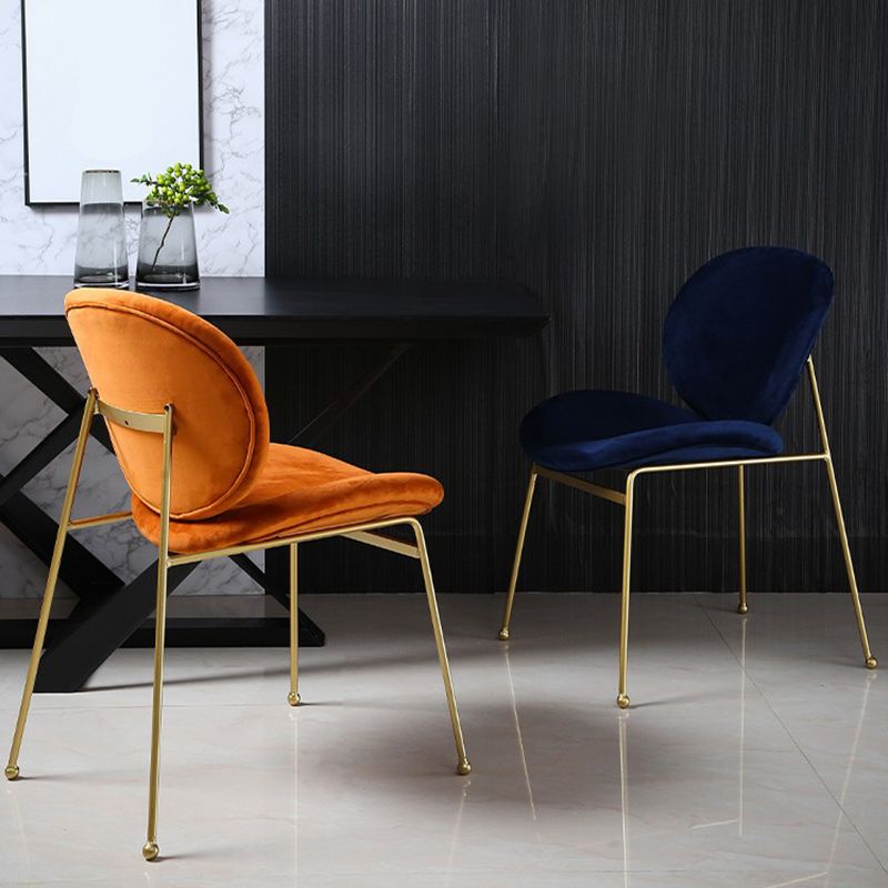 Upholstered Dining Chair Glam Style Side Chair for Dining Room