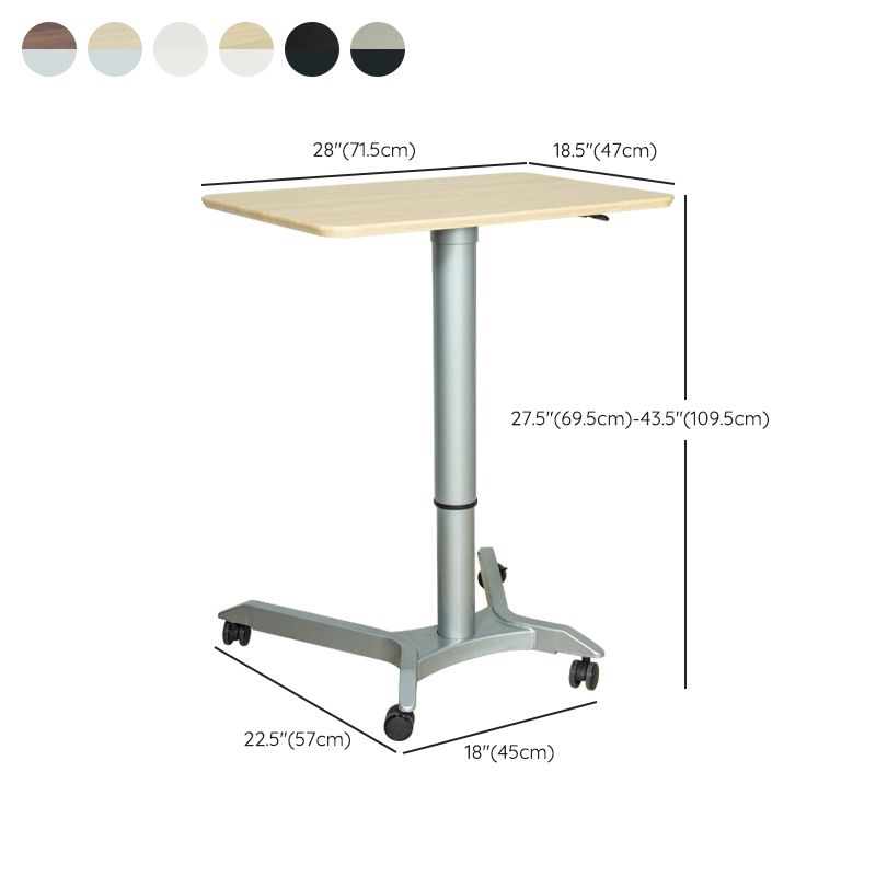 Rectangular Shaped Standing Desk Multiple Color Writing Desks for Office