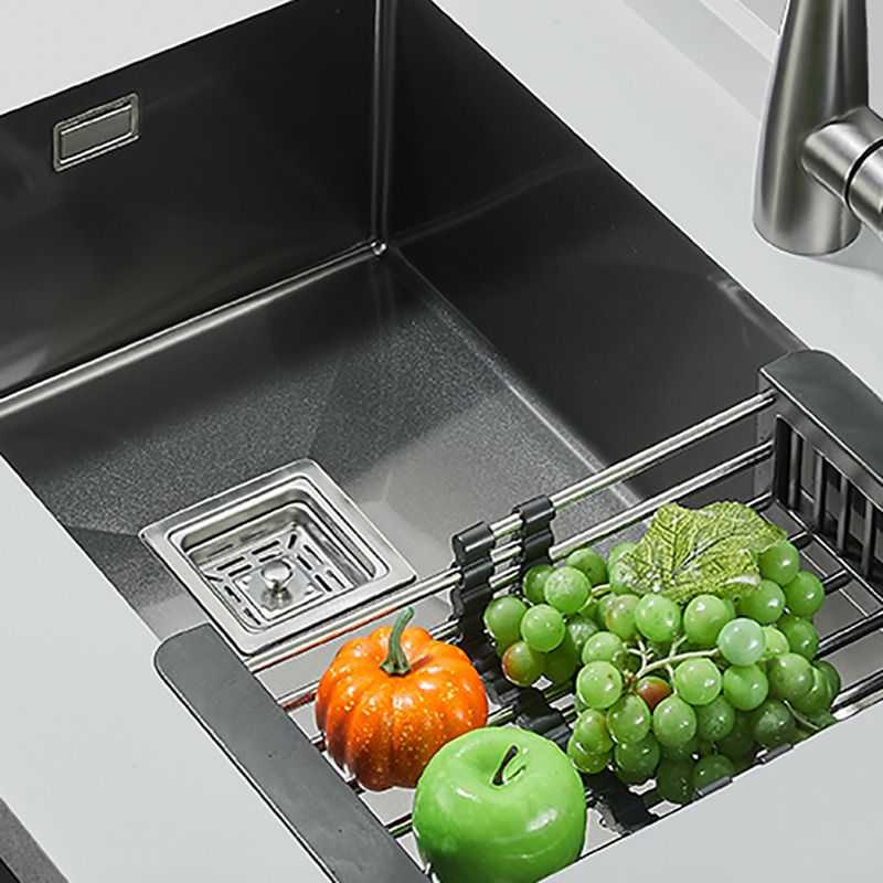 Stainless Steel Kitchen Sink Overflow Hole Design Kitchen Sink with Soundproofing