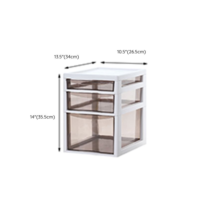 Modern Plastic Drawers File Cabinet Storage File Cabinet for Office