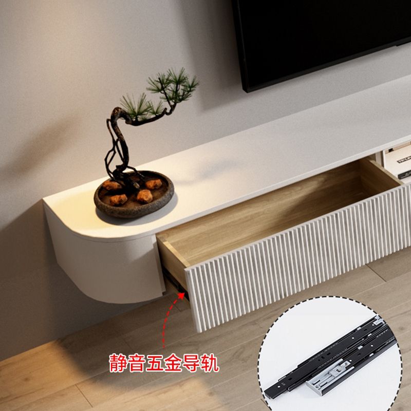 Modern TV Stand Console Stone TV Media Console for Living Room