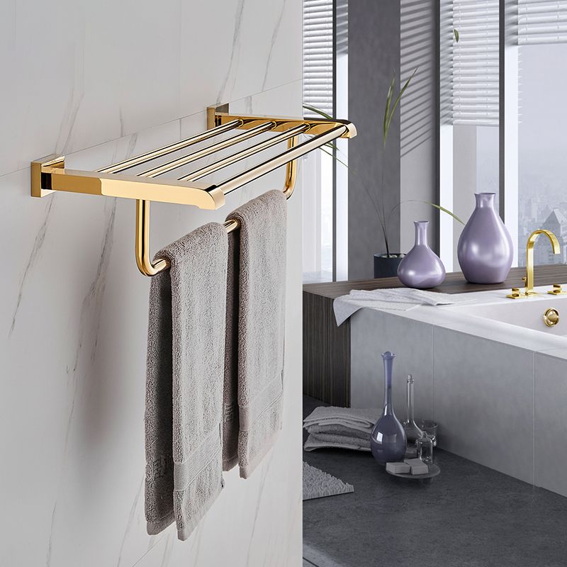 Modern Towel Bar Bathroom Hardware Set Bath Shelf Gold Bathroom Accessory Set