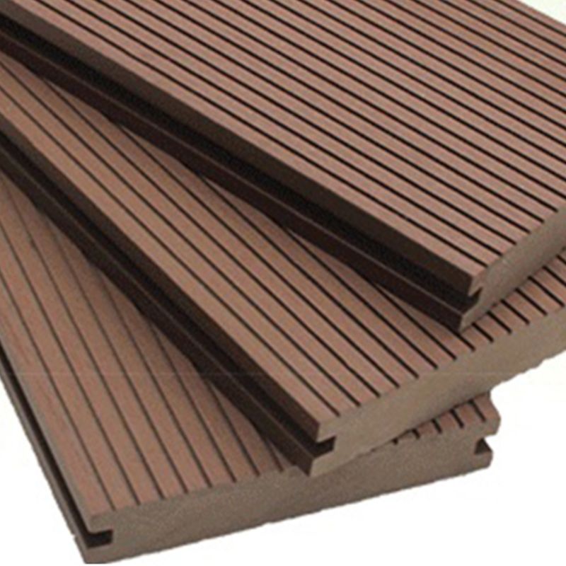 Wire brushed Hardwood Deck Tiles Engineered Flooring Planks for Patio