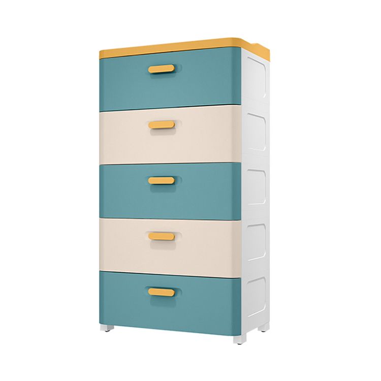 Nordic Vertical Kids Furniture Plastic Nursery Dresser for Bedroom