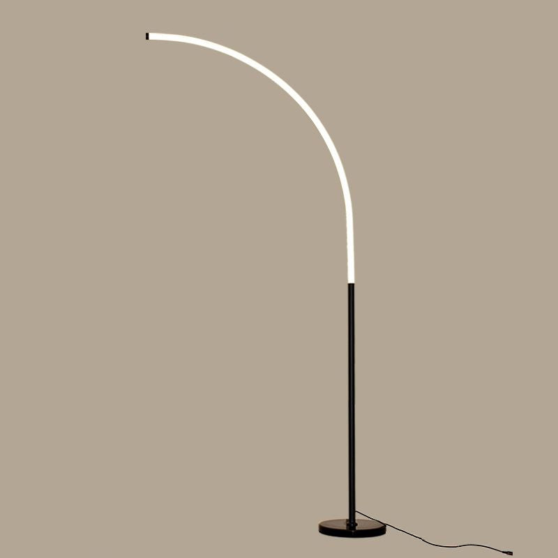 Minimalist Line Art Floor Lighting Acrylic Bedroom LED Floor Standing Light