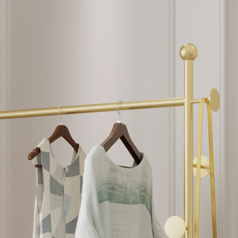 Luxury Coat Rack Metallic Free Standing Hooks Design Coat Rack with Pad