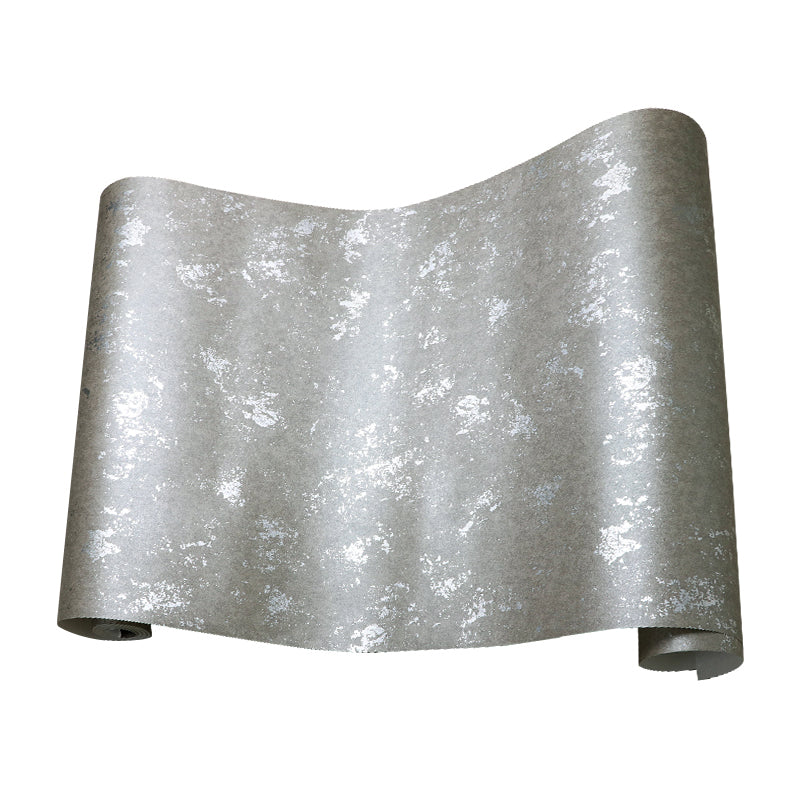 57.1-sq ft Abstract Wallpaper Roll Cyberpunk Distressed Wall Covering in Grey for Dining Room