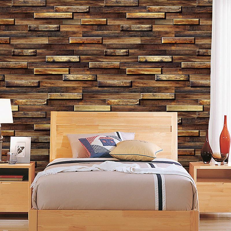 57.1-sq ft Brick-and-Mortar Wallpaper Dark Color Non-Woven Fabric Wall Decor, Moisture Resistant