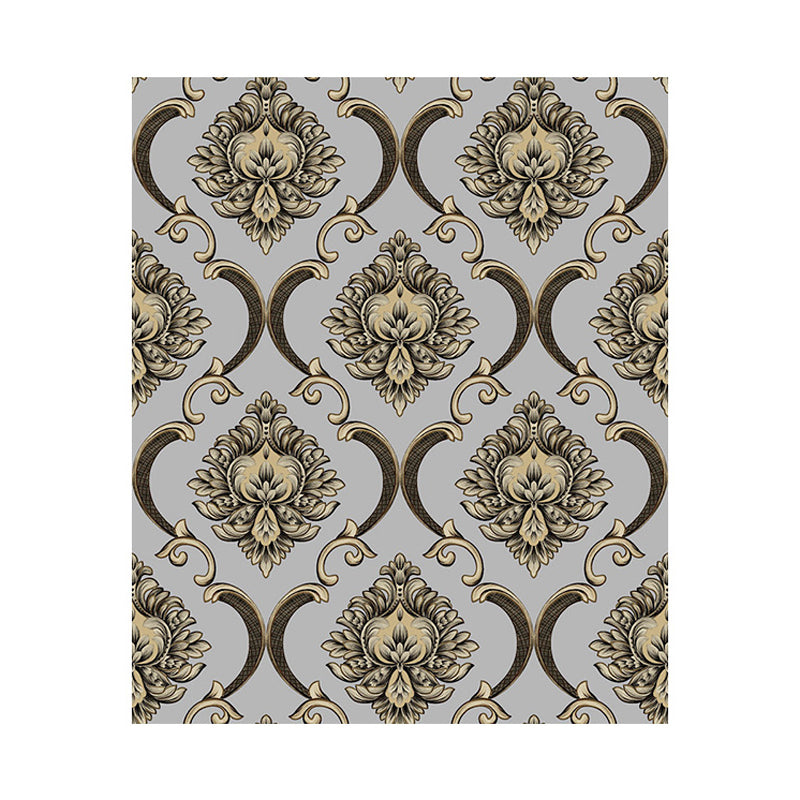 Glam Medallion Patterned Wallpaper for Dining Room 33' L x 20.5" W Wall Decor in Pastel Color