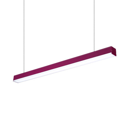 Sliver Metal Pendant Lighting Simplicity Led Blue/Purple/Wood Hanging Ceiling Light for Living Room