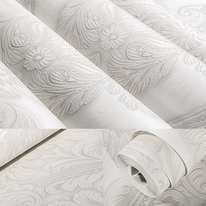 Retro Medallion Pattern Wallpaper for Bedroom 57.1-sq ft Wall Decor in Soft Color