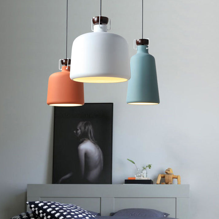 Metallic Mor Forme Pendant Light 1 Light Light Nordic Style Sanging Lamping for Kitchen Dining Table