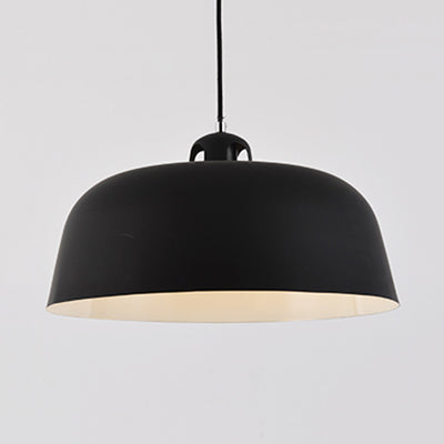 Porch Study Room Barn Hanging Light Metal 10/14 Inch Wide Single Light Nordic Monochrome Pendant Lamp