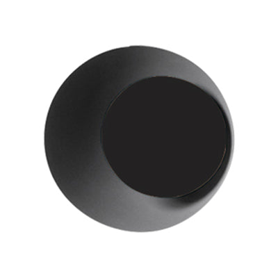 Circle Sconce Light Macaron Metal Black/Grey/Posa Lumo a monte a parete Light, 10 "/13" Dia